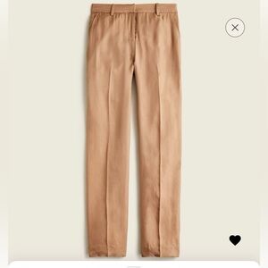 New w/tag JCREW drapey cupro blend trousers sz 12